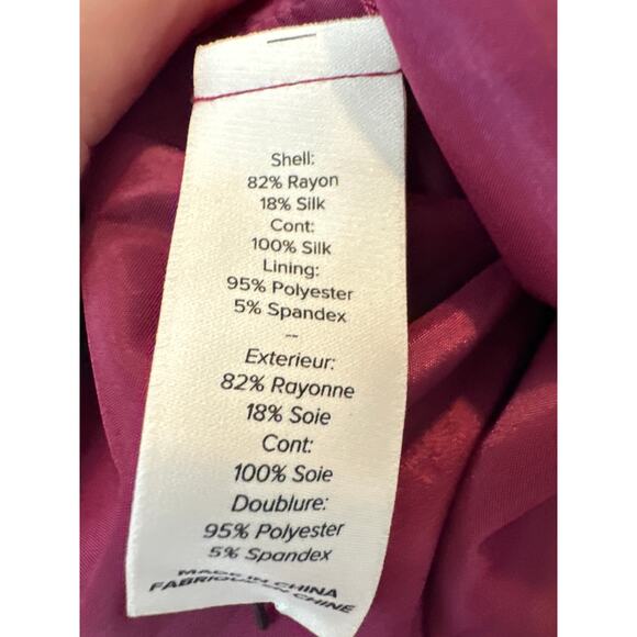 Cinq à Sept Burgundy Velvet Ryder Cocktail Mini Dress Size 0 - Picture 11 of 12